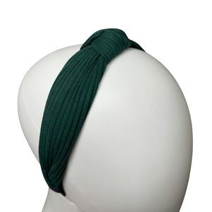 Dark Forest Green Fabric Knot headband